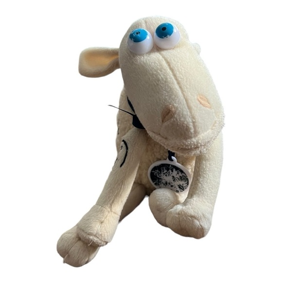 Serta Mattress 80th Anniversary Sheep Plush Advertising Cream 7” stuffed animal - Picture 2 of 5